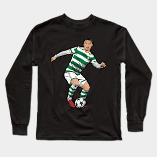 Reo Hatate Glasgow Celtic V Madrid Long Sleeve T-Shirt